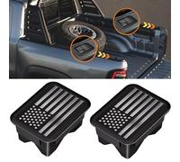 Ram 1500 - Tappi per sponde letto, tasca per paletti compatibili con Dodge Ram 2019-2024, accessori per tonneau per camion (set da 2) (nero/argento)