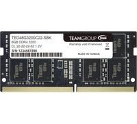 RAM 8GB DDR4 3200MHz TEAM GROUP TED48G3200C22-S01 CL22 SODIMM MEMORIA RAM PC