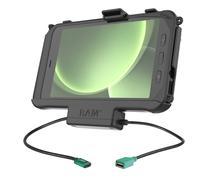 RAM Alimentato Sostegno per Samsung Tab Attivo 5, Active3, W/Potenza &data Cavo