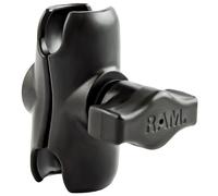 Ram Mount Short / 3", braccio a doppia presa male Nero