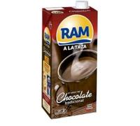 Ram Cioccolata in Tazza, Cioccolata Densa e Tradizionale, Brik da 1 Litro, Confezione da 3