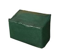 Ram® - Copertura per panca da giardino a 3 posti, impermeabile, con occhielli angolari e corde di fissaggio, adatta per panche fino a 160 cm (copertura per panche)