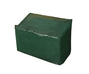 Ram® - Copertura per panca da giardino a 3 posti, impermeabile, con occhielli angolari e corde di fissaggio, adatta per panche fino a 160 cm (copertura per panche)