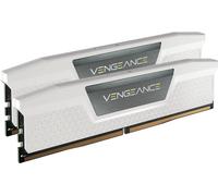 CORSAIR VENGEANCE RGB DDR5 RAM 32GB (2x16GB) 5600MHz CL40 Intel XMP - Bianco
