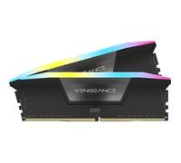 RAM - Corsair VEGEANCE RGB DDR5 - 32 GB 2x16GB Dimm - 5200MHz - non pufferico, 40-40-40-77, XMP 3.0, Black HeatSpreader, LED RGB, 1.25V