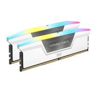 Corsair Vengeance DDR5 RGB 5200MHz C40, Bianco - 32GB (2x16GB) CMH32GX5M2B5200C40W