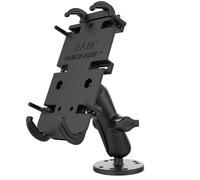 Ram Impugnatura Facile XL Caricato a Molla Telefono Supporto Con Drill-Down Base