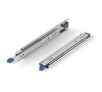 RAM INDUSTRIE - LE58 - Coppia di Guide Telescopiche con Blocco in Chiusura e Apertura (800 mm), Montaggio Laterale, Portata 80 kg, Estrazione Totale, 1 Coppia (2 guide)