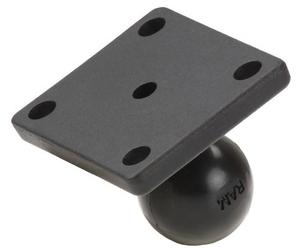 RAM monta un adattatore rettangolare con perno da 1".