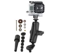 RAM Moto Forcella Stelo Supporto per GOPRO, Virb, Sjcam , Muvi , Xcel, Vivitar,