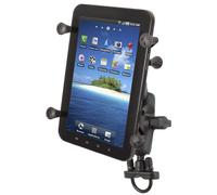 SUPPORTO su MANUBRIO TUBOLARE MOTO RAM-B-149Z-UN8BU per TABLET da 7 e 8 POLLICI