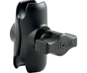 Ram Mount Short / 3", braccio a doppia presa male Nero