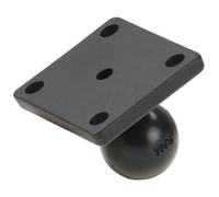Ram Mounts Base A Testa Supporto Sferica 2x1.7 ´´ Base With 1 ´´ Ball And Universal Amps Hole Pattern