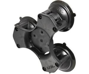 RAM Mounts RAP-365-224-1BU kit di fissaggio Nero Composito (RAM TRIPLE SUCTION CUP BASE - W/O BALL - Warranty: 1188M) NEW