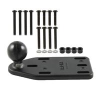 RAM Mounts Base di montaggio per moto B-ball (1 pollice) per freno/serbatoio frizione Nero