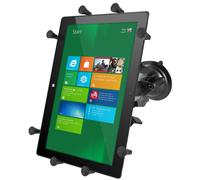 RAM-Mounts Supporto con base a ventosa per tablet da 12 pollici Clip di fissaggio universale X-Grip, B-ball