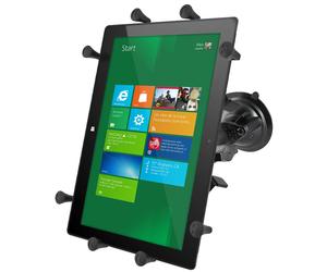 RAM-Mounts Supporto con base a ventosa per tablet da 12 pollici Clip di fissaggio universale X-Grip, B-ball