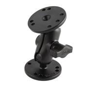 Ram Mounts Two Round Plates B Size Short Arm Universal Double Ball Mount One Size