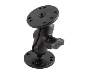 Ram Mounts Two Round Plates B Size Short Arm Universal Double Ball Mount One Size