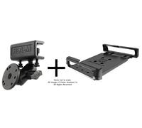 RAM Piatto Morsetto Glareshield Supporto per IPAD Mini, Galaxy, Usato W/