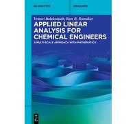 Ram R. Ratnakar Vemuri Bala Applied Linear Analysis for Chemical En (Tascabile)