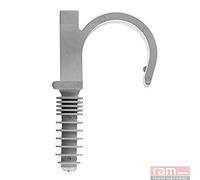 Ram - Ramclip Simple, 16 mm, Grigio, Secchio da 100