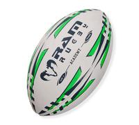 Ram Rugby Pallone da rugby Academy Trainer (misura 4), 3 strati, qualità Club, palla da rugby, con impugnatura 3D per il massimo controllo dei passaggi e delle catture, adatta per giovani, bambini e