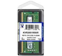 Kingston Technology ValueRAM KVR26S19S8/8 memoria 8 GB 1 x 8 GB DDR4 2666 MHz