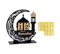 Ramadan Avvent Calendar Home Decor scolastico Holiday Acrilic Eid Mubarak