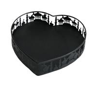 Ramadan che serve vassoio per decorazione islamica a forma di cuore a forma di