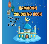 Ramadan coloring book: Bold and easy coloring pages for muslim kids