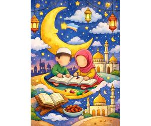 Ramadan colouring book: Ramadan activity book fun ramadhan games for kids