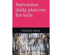 Ramadan daily planner for kids