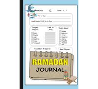 Ramadan Journal: A Simple Islamic Planner for Fasting, Prayers & Duas