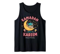 Ramadan Kareem Kids Cute Crescent Moon Musulmani Bambini Canotta