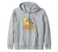Ramadan Kareem Kids Cute Crescent Moon Musulmani Bambini Felpa con Cappuccio