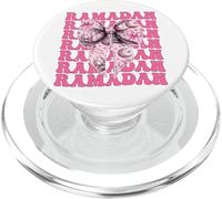 Ramadan Kareem Moschea Luna Musulmana Ragazza Coquette Bow Rosa PopSockets PopGrip per MagSafe