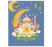 ramadan kareem: planner and coloring for kids