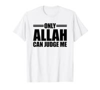Ramadan Kareem Shirt Ramadan Mubarak Only Allah Can Judge Me Maglietta