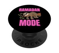 Ramadan Modalità Ramadan Kareem Ragazza digiuno Iftar Donne Bambini PopSockets PopGrip Adesivo