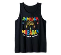 Ramadan Mubarak 30 Giorni di Benedizione Digiuno Islamico Canotta