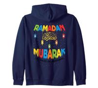 Ramadan Mubarak 30 Giorni di Benedizione Digiuno Musulmano Ramadan Felpa con Cappuccio