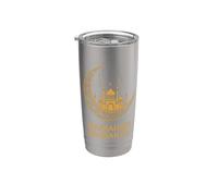 Ramadan Mubarak Felice Digiuno Crescent Moon Islamico Musulmano Bicchiere termico in acciaio inox doppia parete