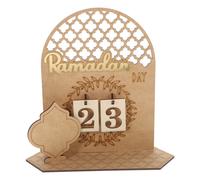 Ramadan Wooden Calendar Decoration Eid Mubarak Countdown Eid Avvent Calendar