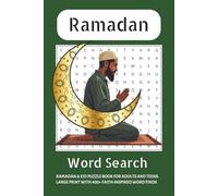 Ramadan Word Search Puzzle Book: Word Searches with Easy to Read Print about Ramadan, Eid, Understanding Islam and More | 6X9 inches, 110 pages | 50+ ... Gift for Vacations, Holidays and Free Times