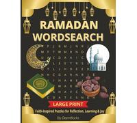RAMADAN WORDSEARCH BOOK: 40 Faith-Inspired Puzzles with Reflections for a Peaceful & Meaningful Ramadan