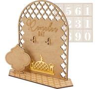 Ramadans Avvent Calendar Eid Countdown Calendario in legno Ramadans Mubaraks