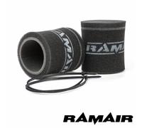 RAMAIR 2 X Singolo Carburatore Velocity Stack Calzino Schiuma Aria Filtri & Drla
