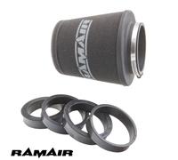 RAMAIR Performance Universale Filtro Aria a Induzione - 90mm Id Anelli Incl