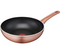 Ramata Wok Antiaderente in Alluminio Ø 28 Cm Con Esterno Effetto Rame, Pentola G